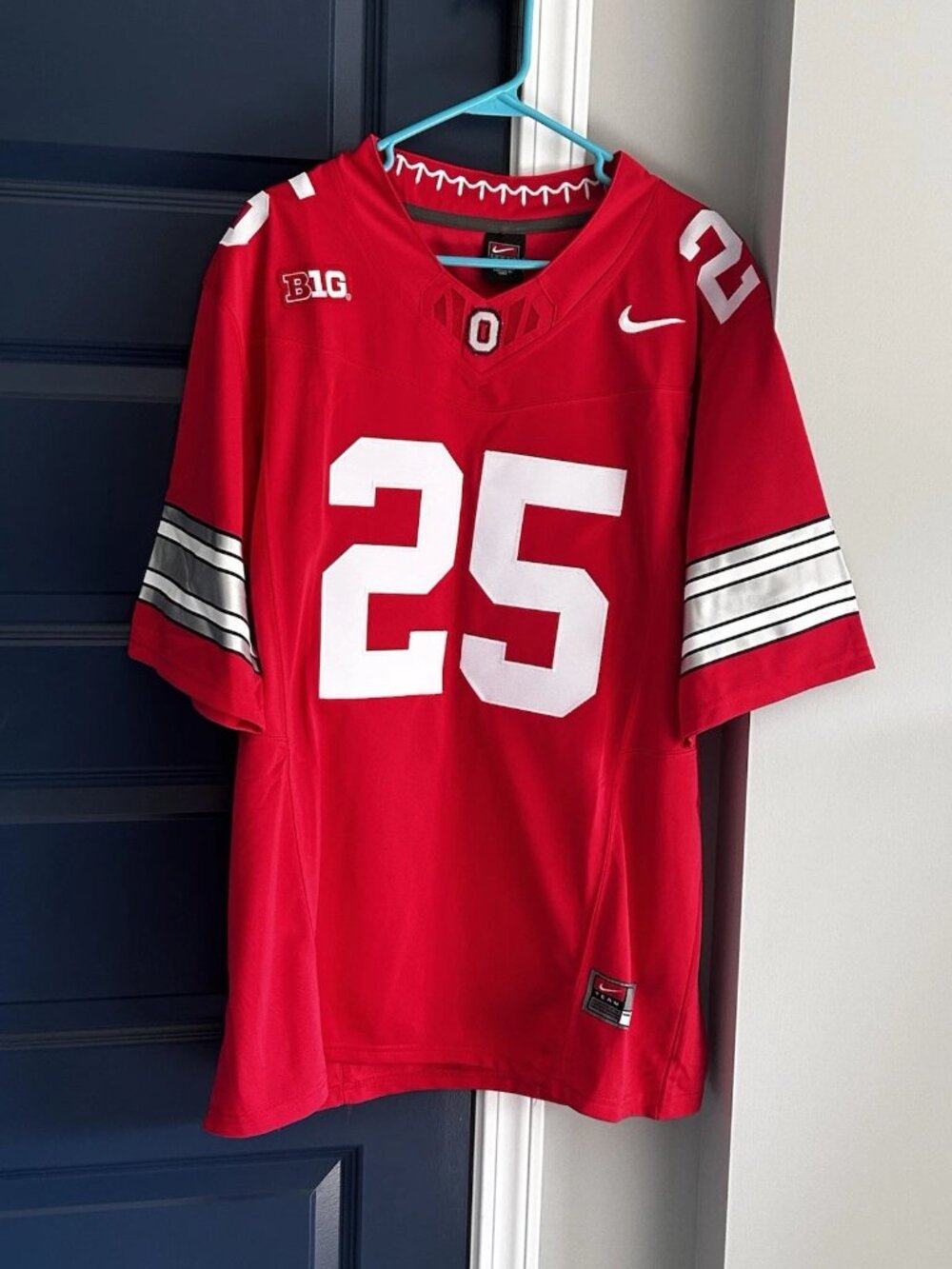 Bo Jackson Red Jersey Stitched Scarlet Vapor